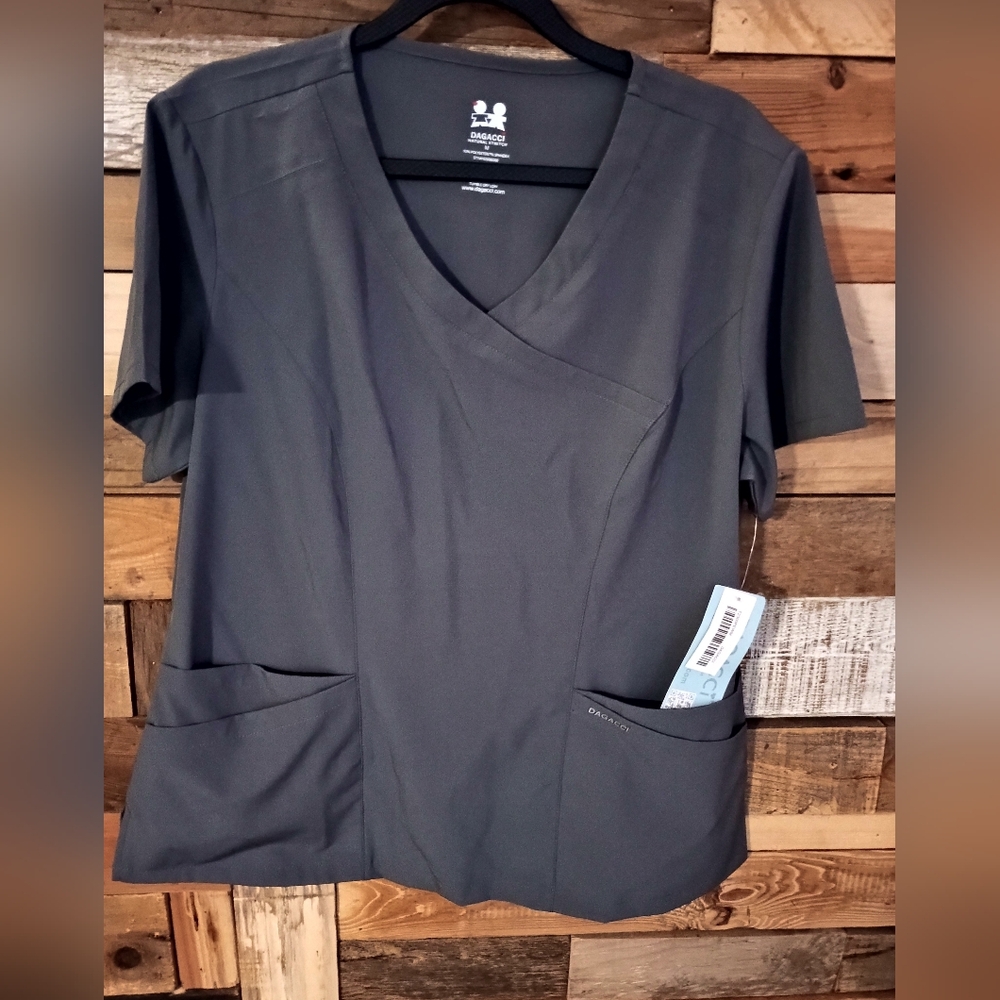 Dagacci brand V- neck Scrub top